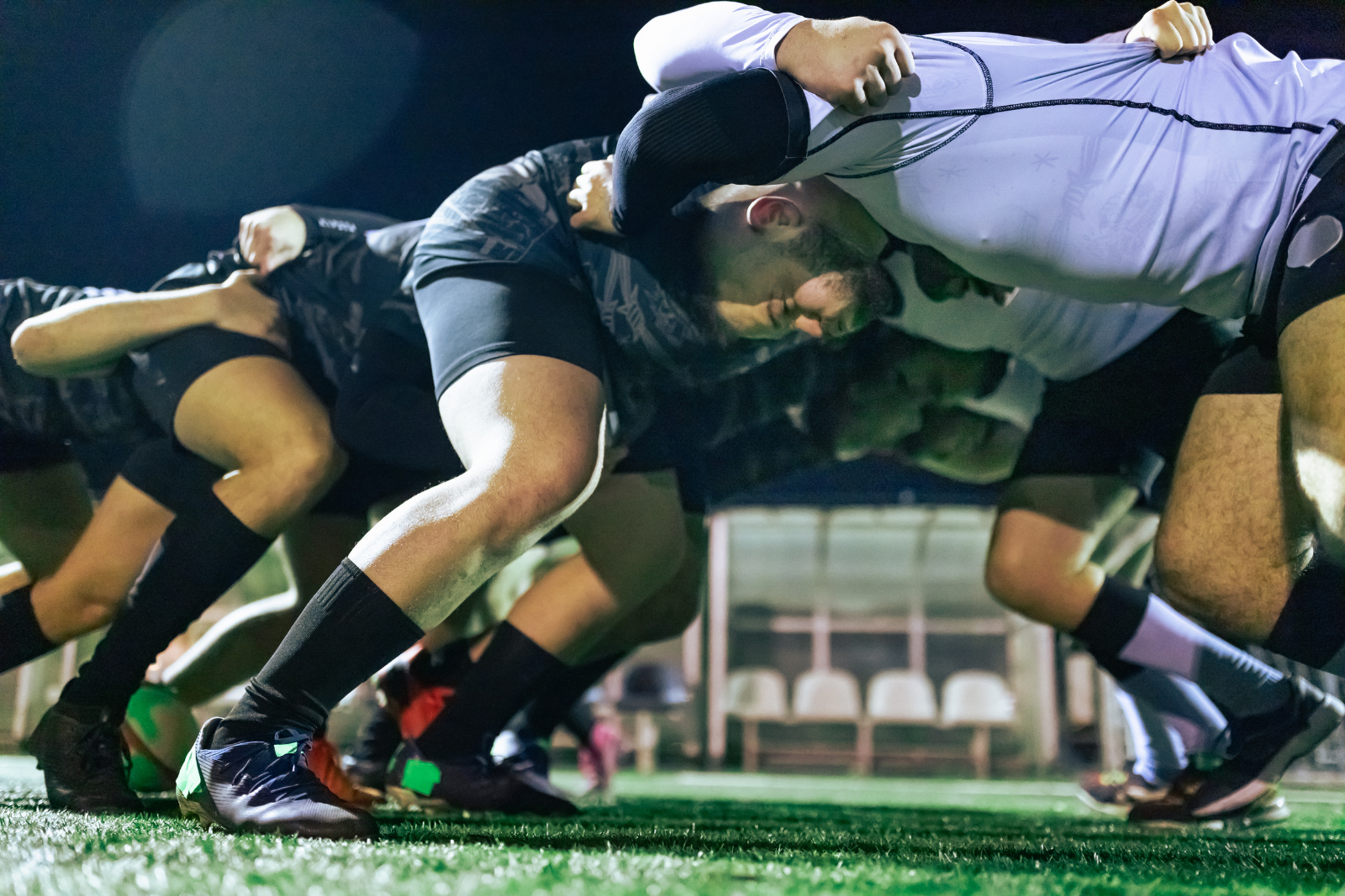 Coaching conversation on the sideline