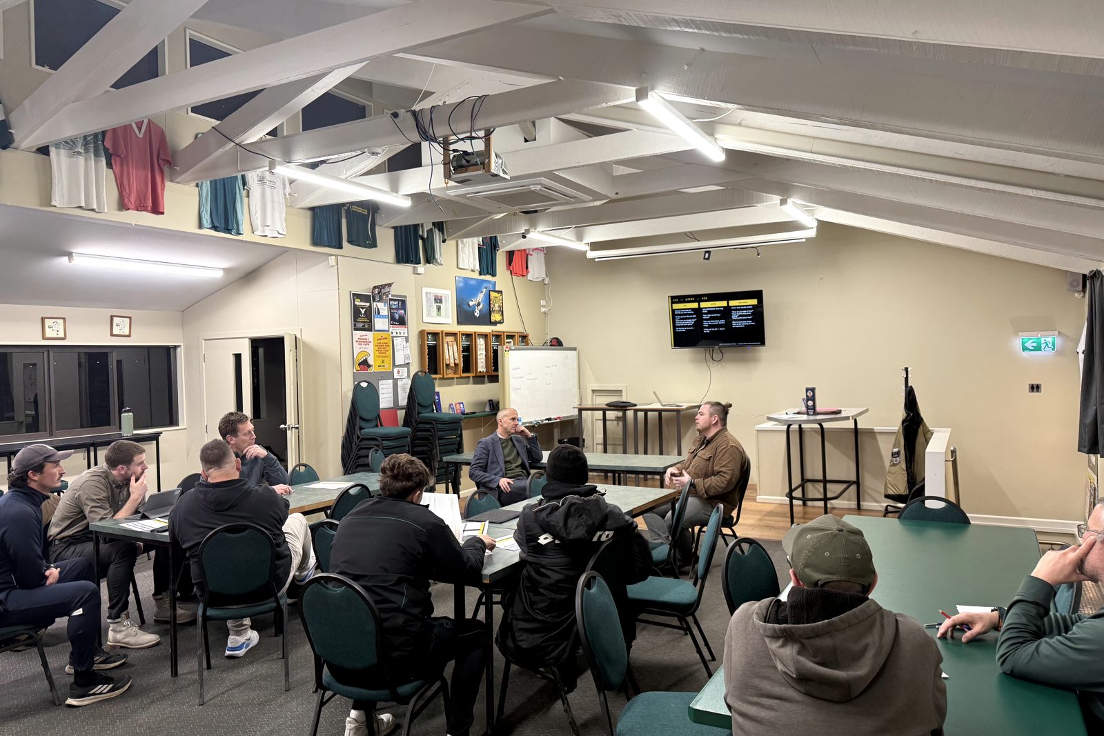 A coaching conversation during a Performance Act workshop